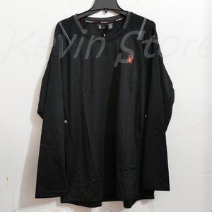 BLACK NWT Spyder Men’s Active Long Sleeve Shirt‎